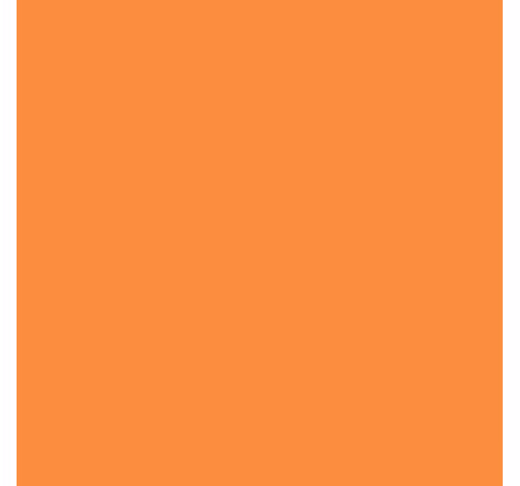 Orange monocolor kitchen roller blind - TenStickers