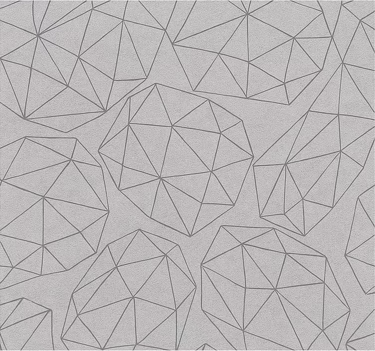Gemstone silver gloss bathroom roller blind - TenStickers