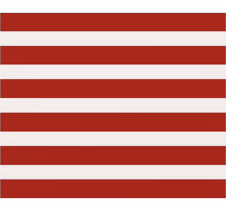 Red horizontal stripes children room roller blind - TenStickers