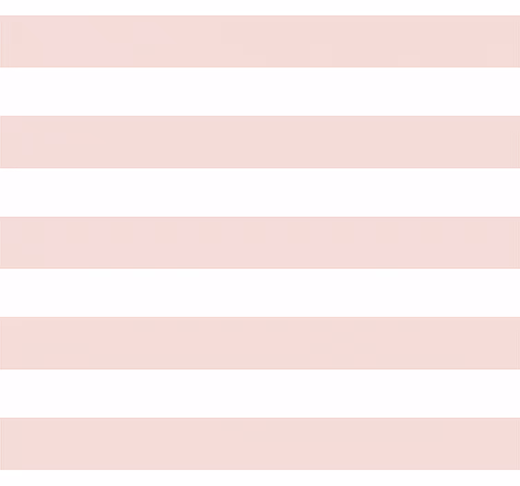 White and pink stripes children room roller blind - TenStickers