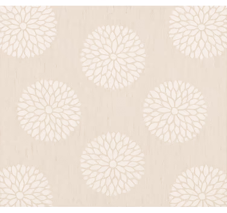 Chrysanthemum stencil pattern home office roller blind - TenStickers
