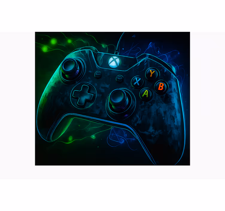 Glowing intergalactic controller  geek roller blind - TenStickers