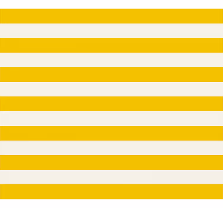 Yellow and white stripes teenage bedroom roller blind - TenStickers