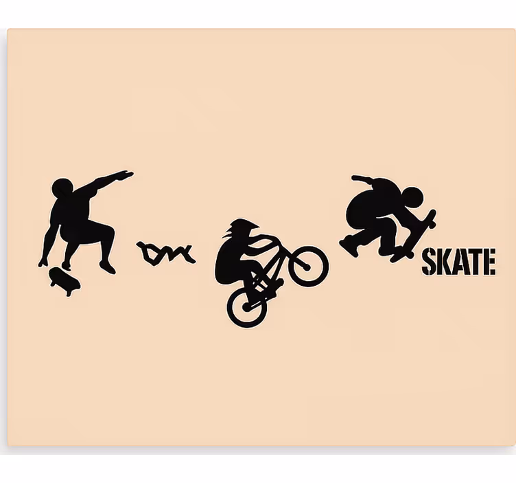 Skate BMX sport teenage bedroom roller blind - TenStickers