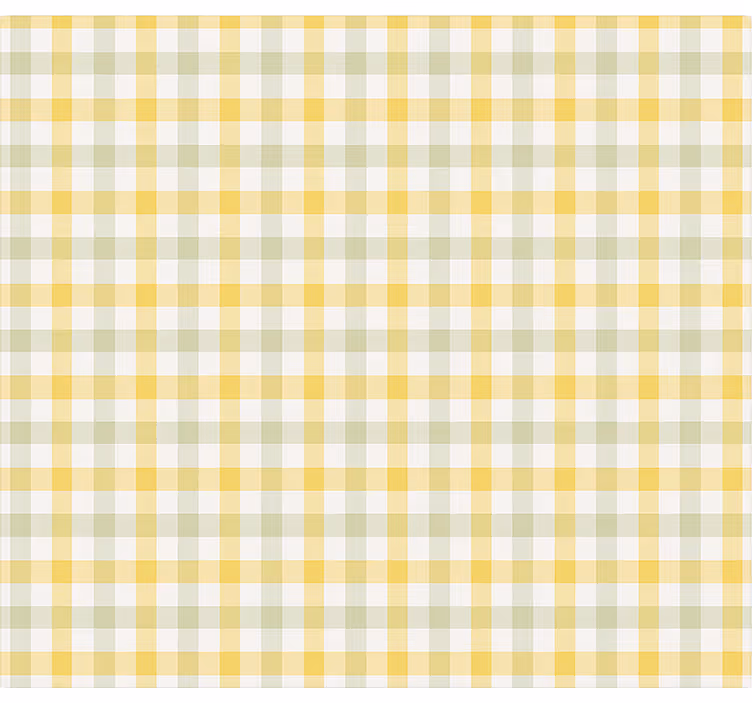 Yellow picnic pattern  dining room roller blind - TenStickers