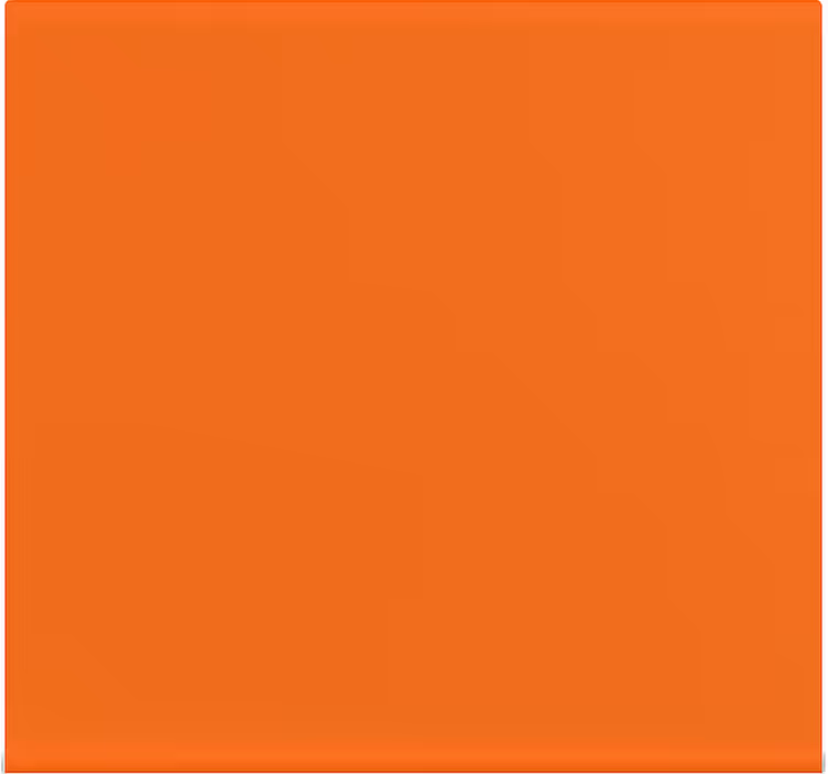 Burnt orange monocolour dining room roller blind - TenStickers