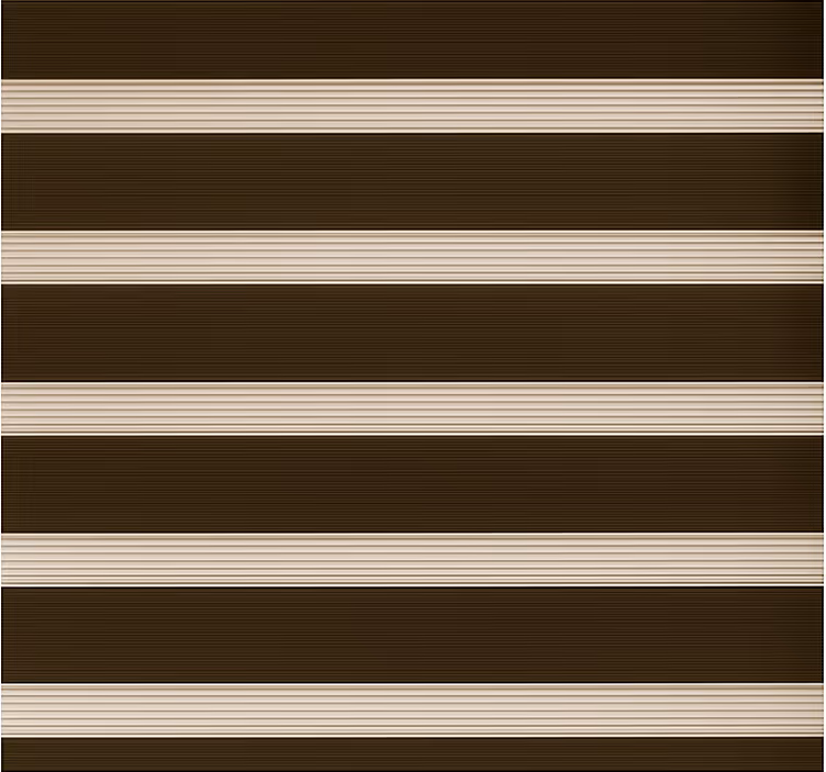 Dark brown striped pattern  dining room roller blind - TenStickers