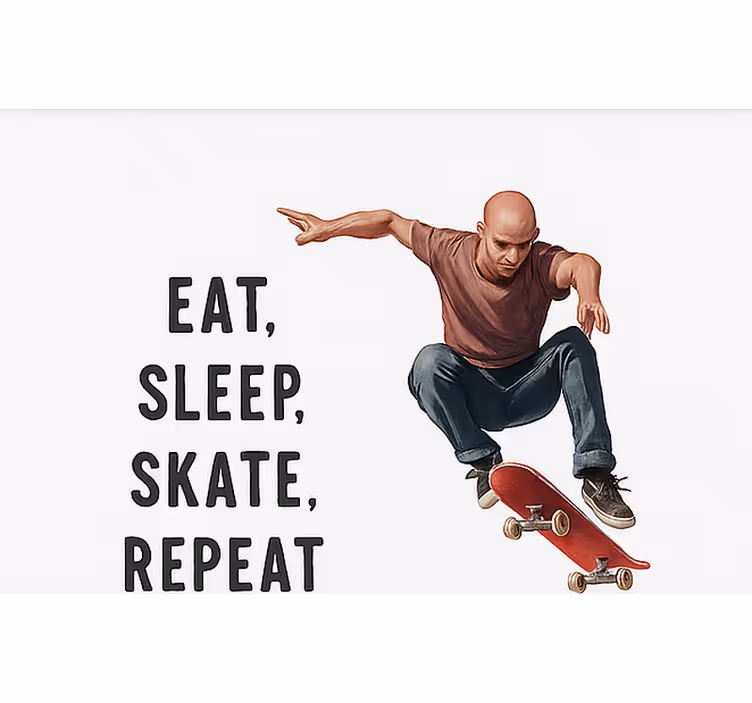Skateboard Print teenage bedroom roller blind - TenStickers