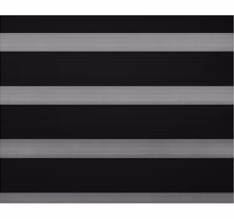Black striped sheer office roller blind - TenStickers