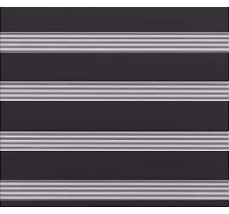 Office roller blind trendy black sun protection - TenStickers