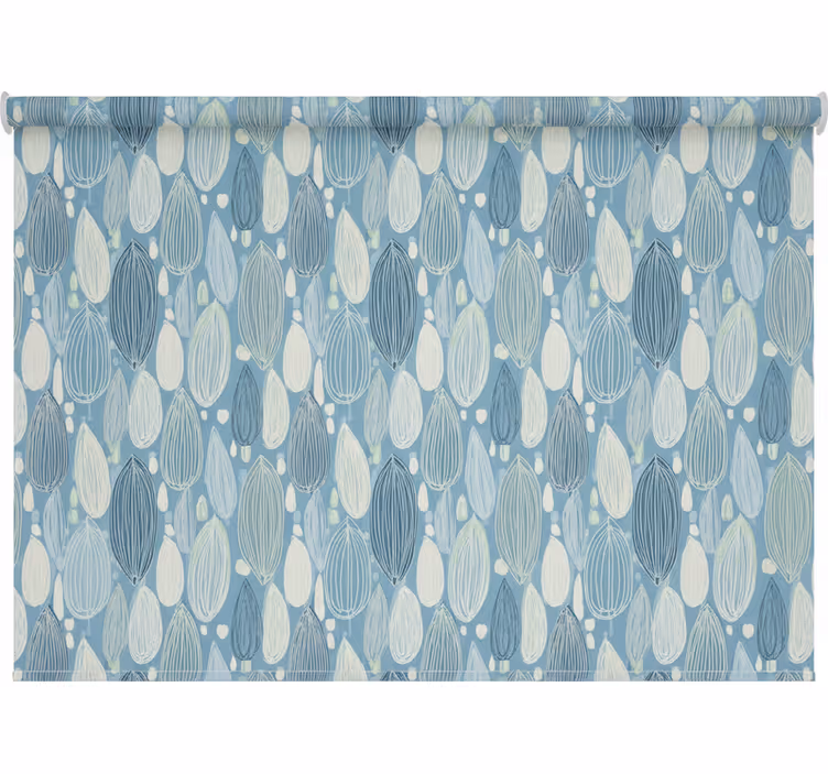 Scandinavian roller blind nordic cascading droplets - TenStickers