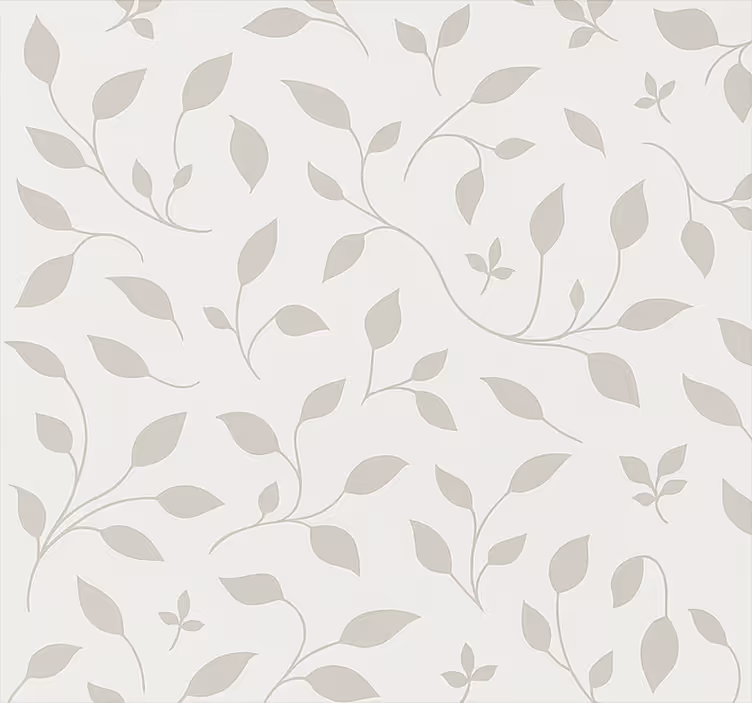 Scandinavian roller blind with soothing leaf design - TenStickers