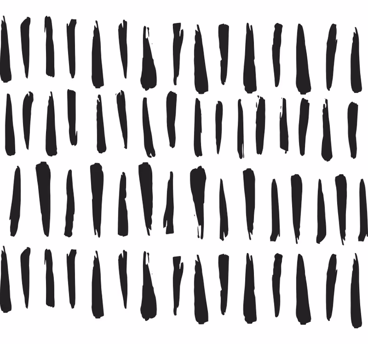 Bathroom roller blind with elegant black stripes - TenStickers