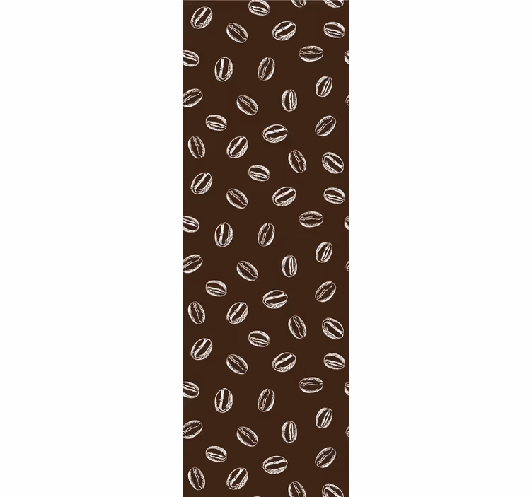 Home office roller blind coffee bean design - TenStickers
