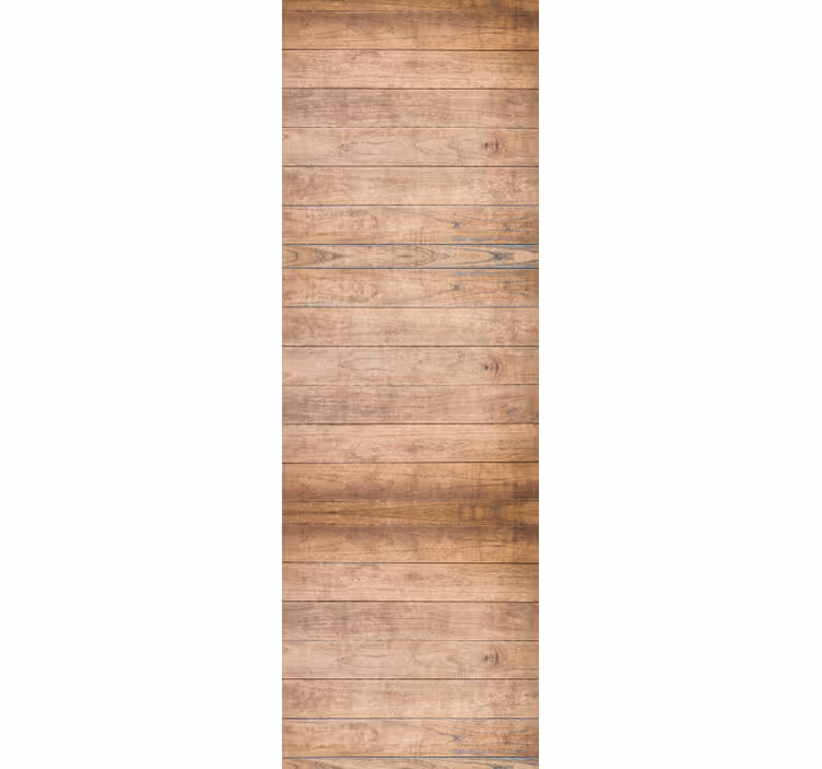 Home office roller blind with horizontal rustic wood - TenStickers