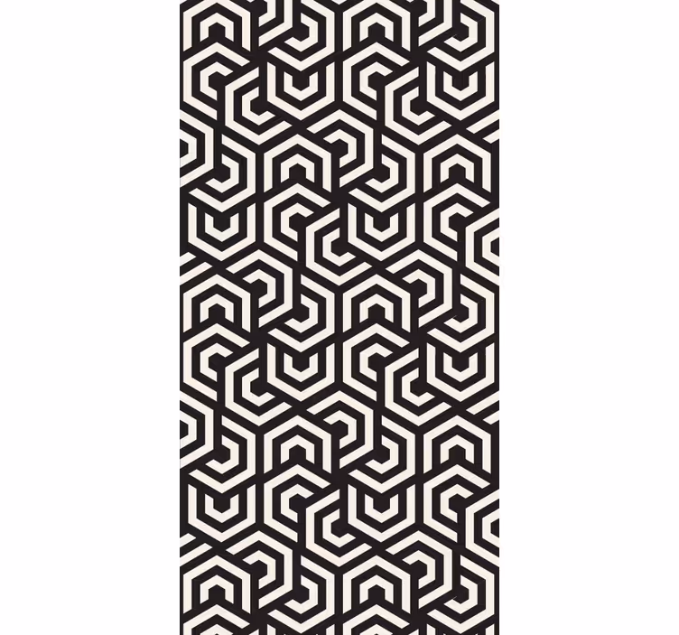 Scottish abstract home office roller blind - TenStickers