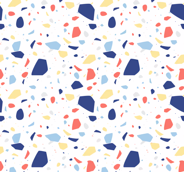 Home office roller blind elegant terrazzo - TenStickers