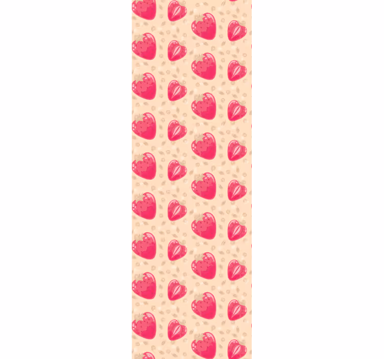 Kitchen roller blind hearts design - TenStickers