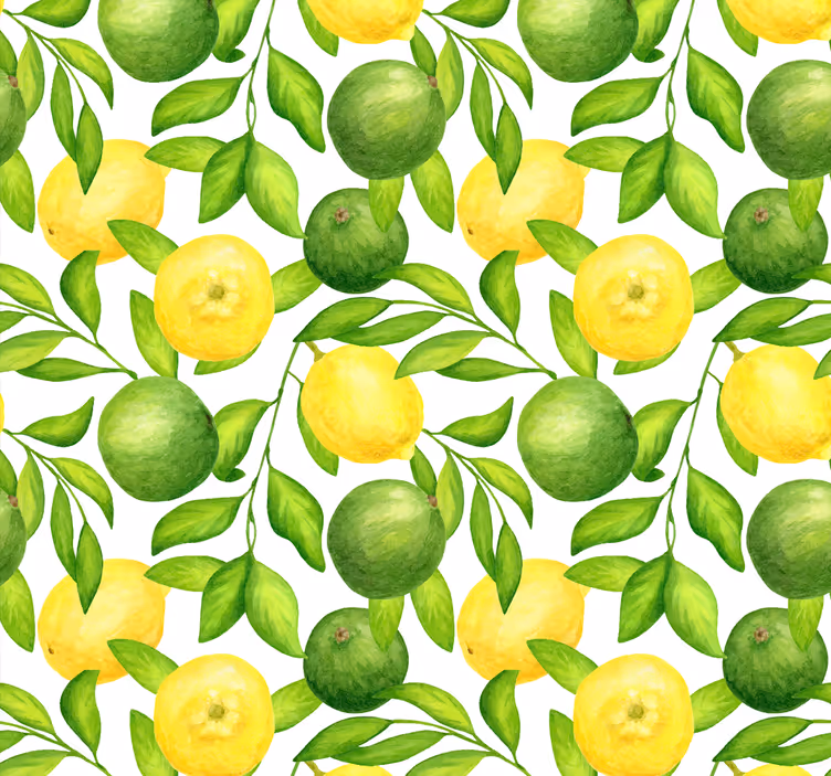 Kitchen roller blind citrus fruit design - TenStickers