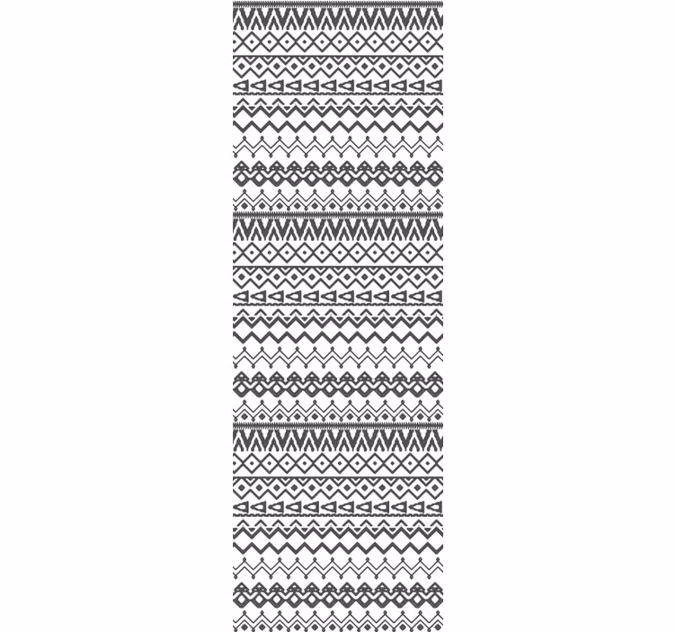 Kitchen roller blind with hand-drawn tribal design - TenStickers