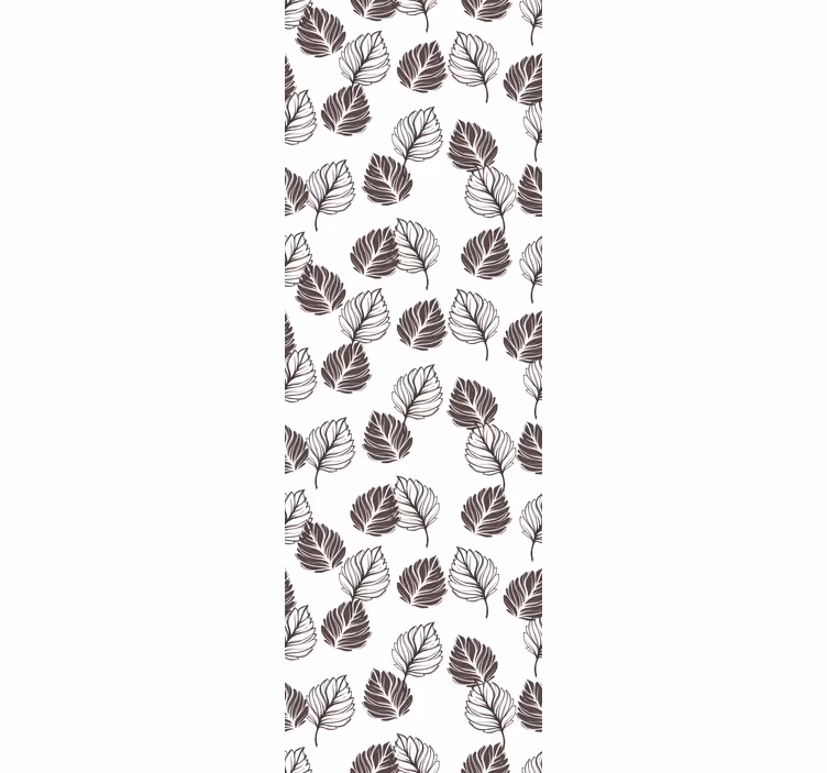 Kitchen roller blind in hoja grey kinfolk pattern - TenStickers