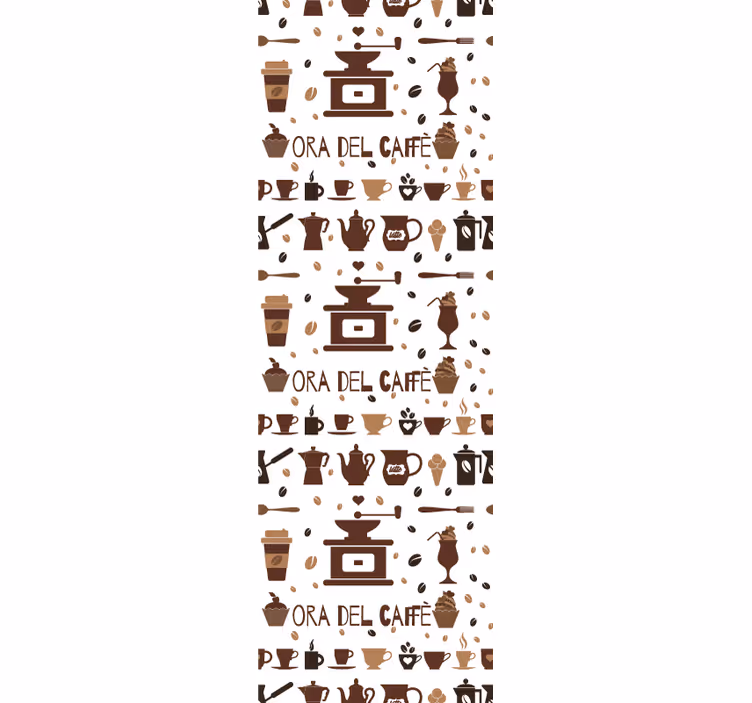 Kitchen roller blind coffee break - TenStickers