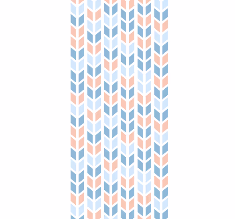Kitchen roller blind with nordic vertical arrows - TenStickers