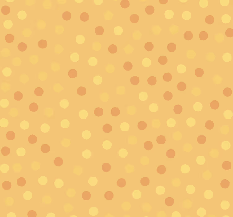 Kitchen roller blind orange circles wallpaper - TenStickers