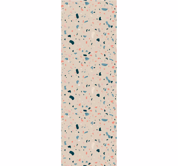 Kitchen roller blind hand painted terrazzo design - TenStickers