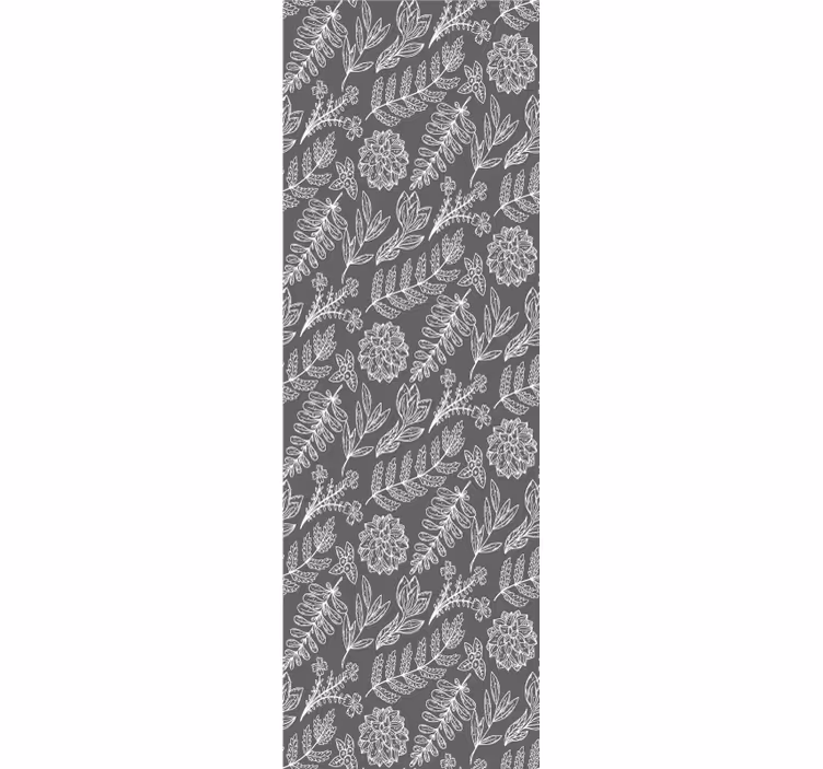 Dining room roller blind in french provincial garden pattern - TenStickers