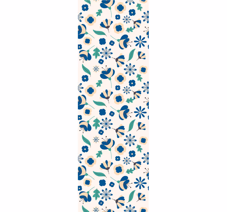 Dining room roller blind in french provincial floral - TenStickers