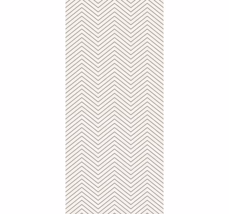 Dining room roller blind with grey stripes - TenStickers