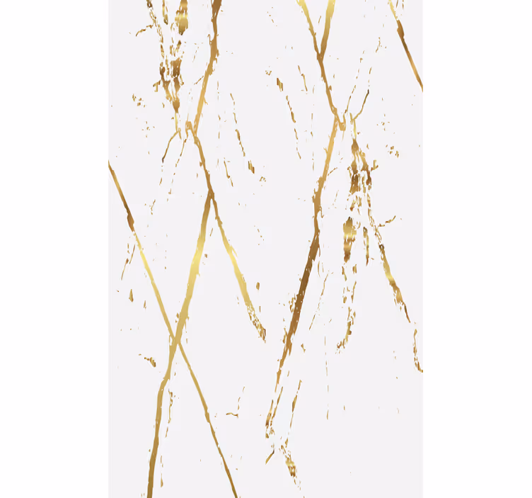 Dining room roller blind in gold marble stripes - TenStickers