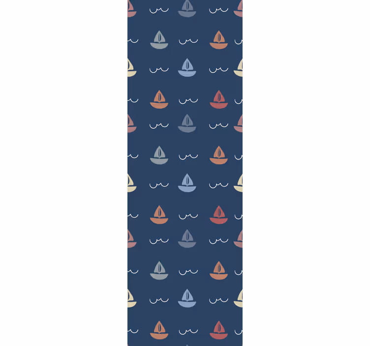 Children room roller blind sailing boats design - TenStickers