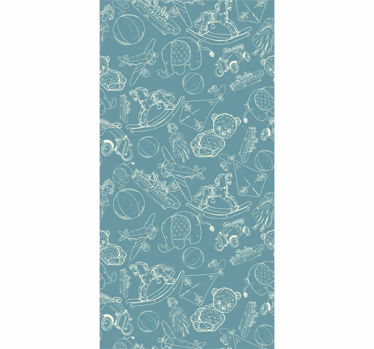 Children room roller blind with whimsical designs - TenStickers
