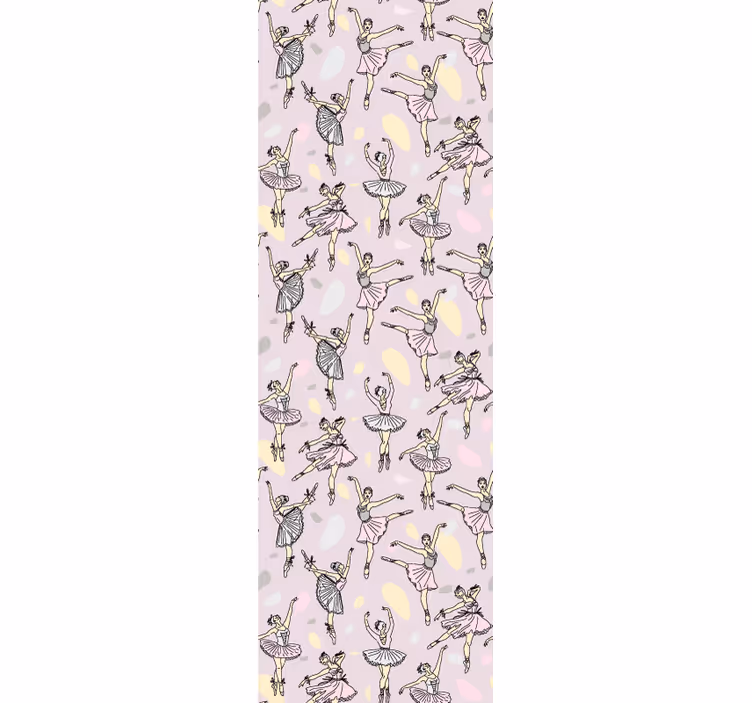 Bailarina ballet children room roller blind - TenStickers