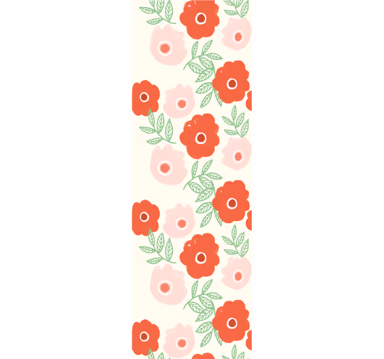 Children room roller blind anemone flower design - TenStickers