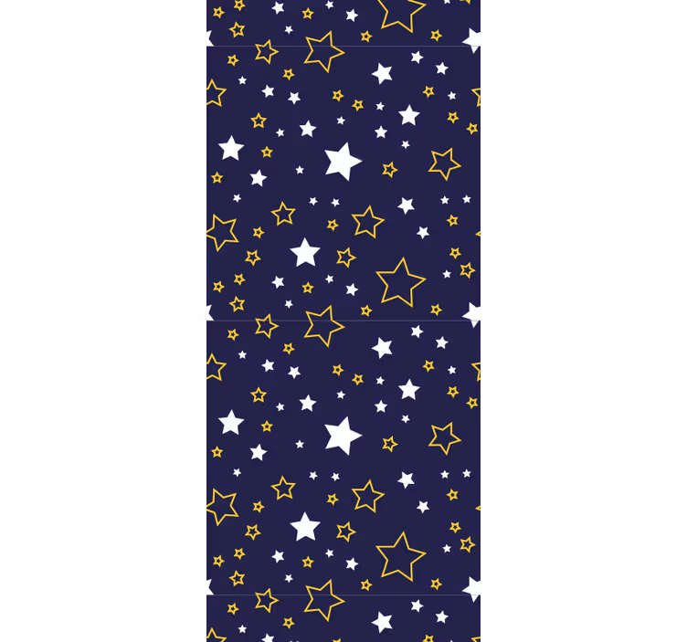 Children room roller blind night sky with stars - TenStickers