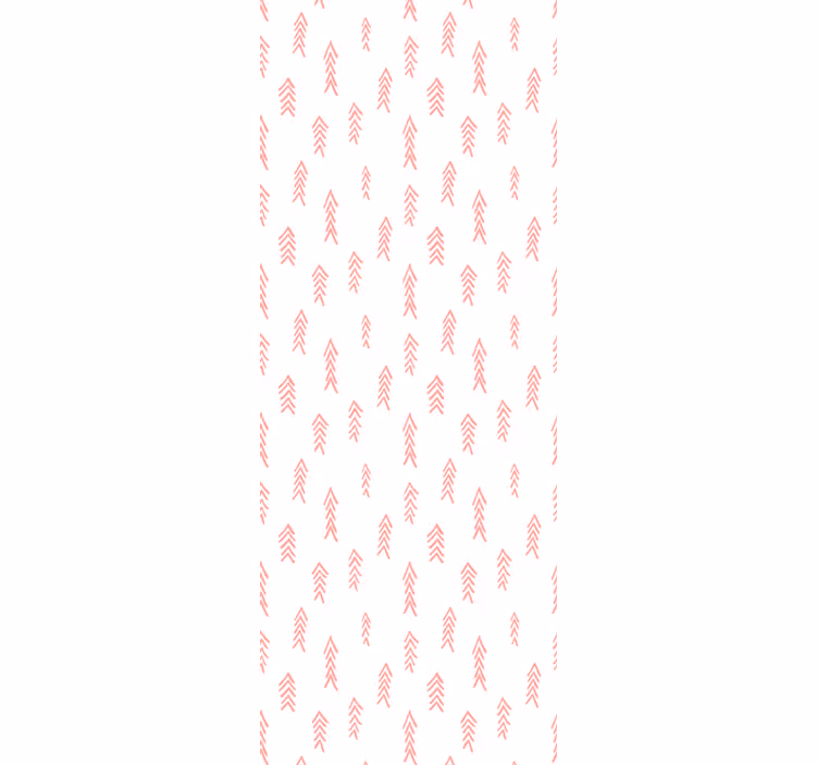 Children room roller blind with pink arrows on white - TenStickers
