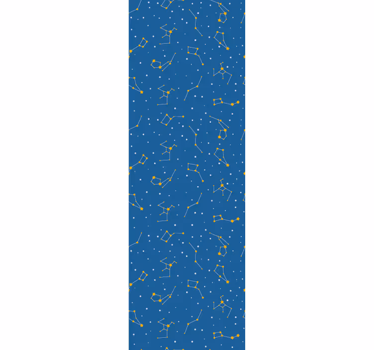 Children room roller blind constellations in the sky - TenStickers