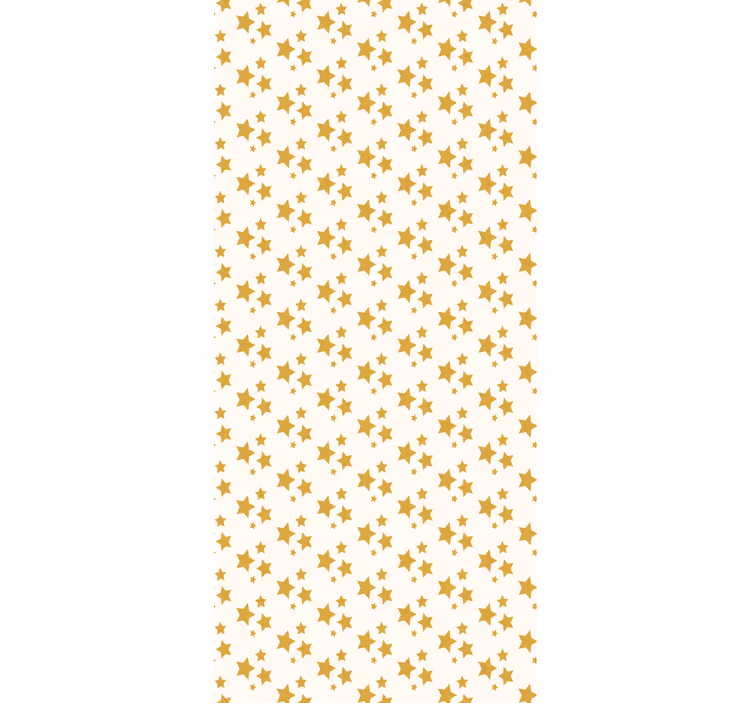 Children room roller blind golden chaotic stars - TenStickers