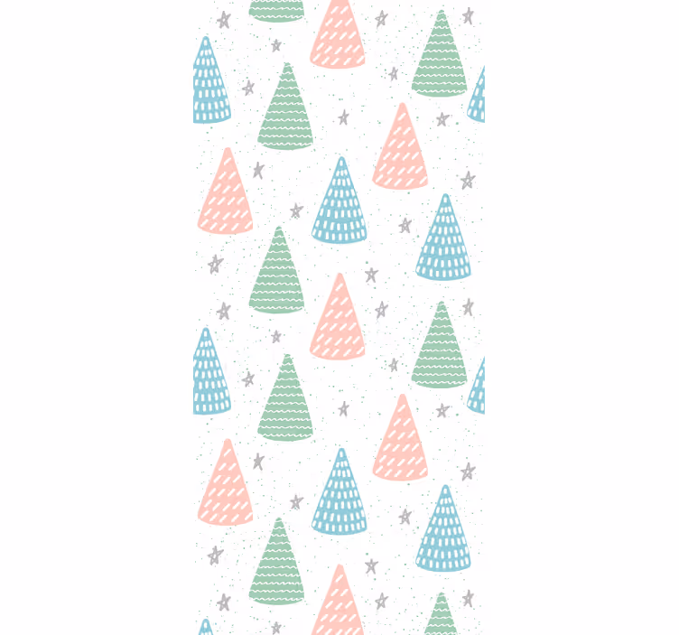 Gray stars and trunks children room roller blind - TenStickers