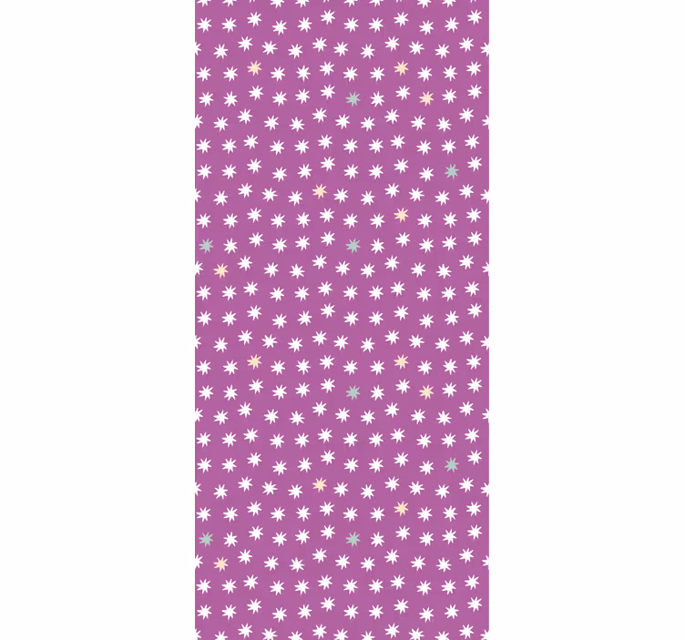 Children room roller blind with white stars design - TenStickers
