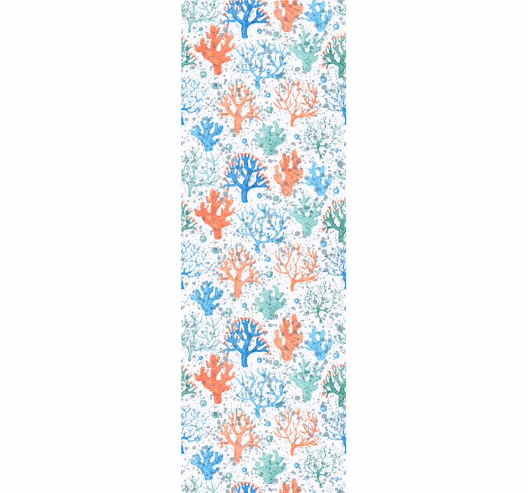 Children room roller blind seaweed splash design - TenStickers