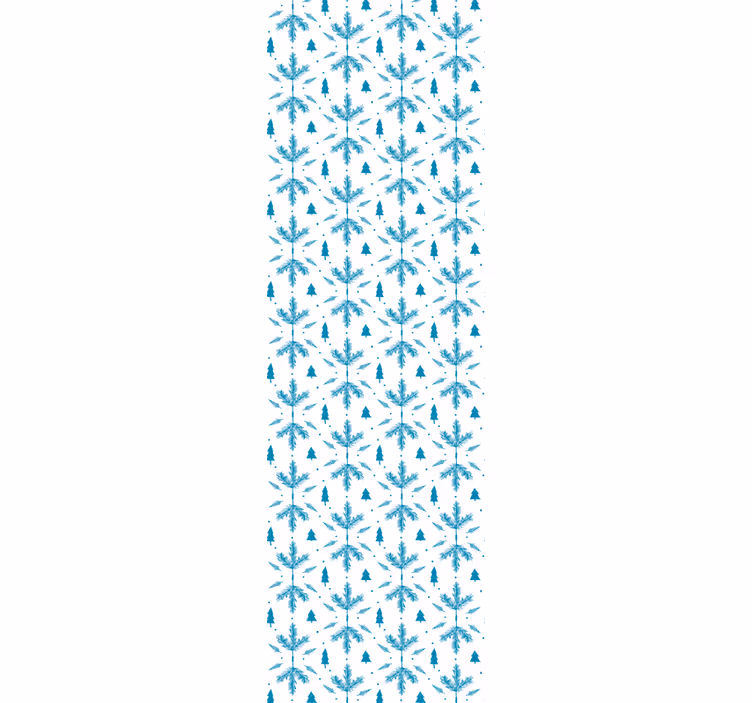 Children room roller blind nordic style blue seasons - TenStickers