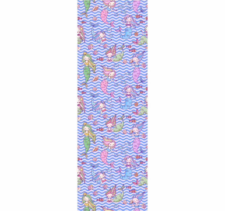 Mermaids children room roller blind - TenStickers