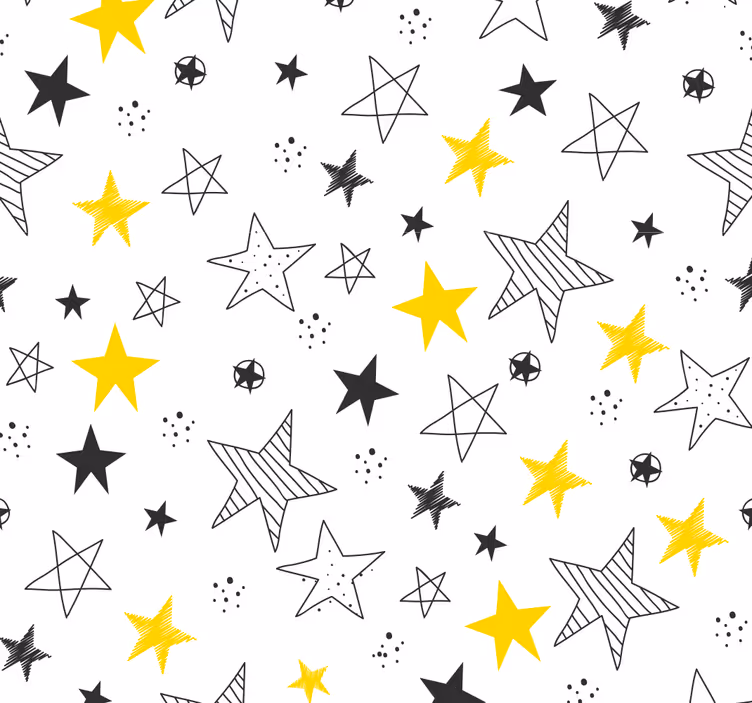 Children room roller blind rock and roll stars - TenStickers