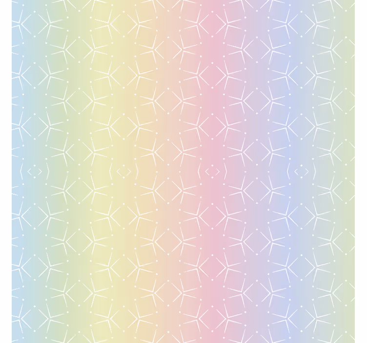 Children room roller blind glitter rainbow sky pastel - TenStickers