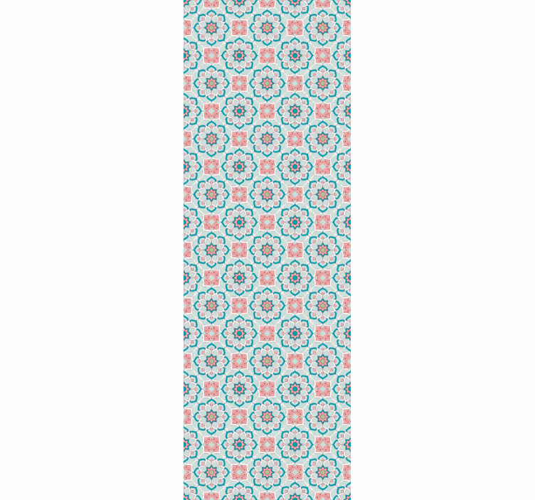 Office roller blind in granny chic style - TenStickers