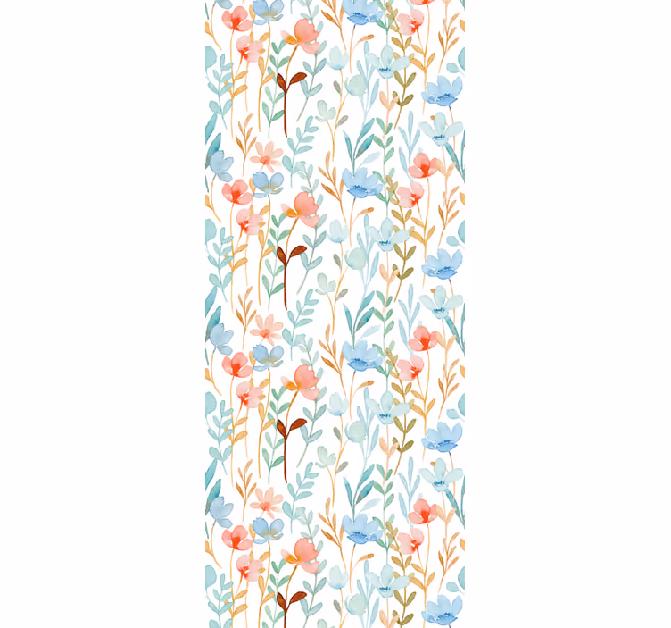 Office roller blind flowerprint hydenyear - TenStickers